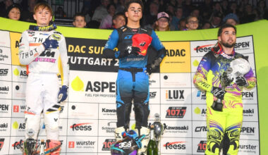 Das SX2-Podium von Stuttgart