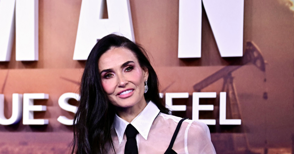 Hollywoodstar Demi Moore auf Besuch in Berlin