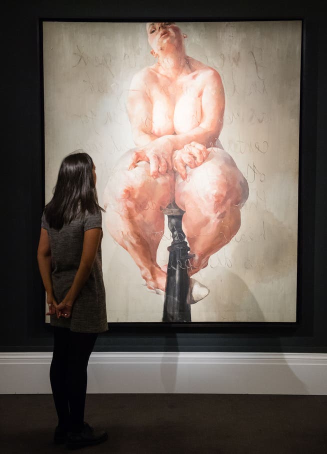 Jenny Savilles Gemälde «Propped» von 1992 brachte 2018 auf einer Londoner Auktion umgerechnet 12,4 Millionen Dollar.