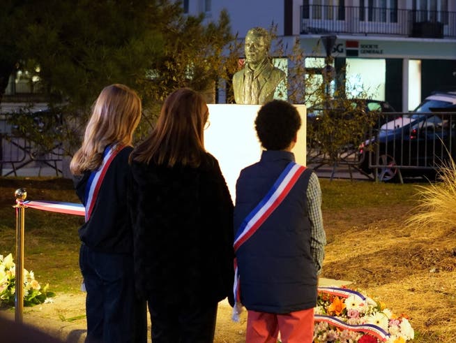 Fünf Jahre nach dem Mord: Gedenkfeier für Samuel Paty in Conflans-Sainte-Honorine, 16. Oktober 2025.