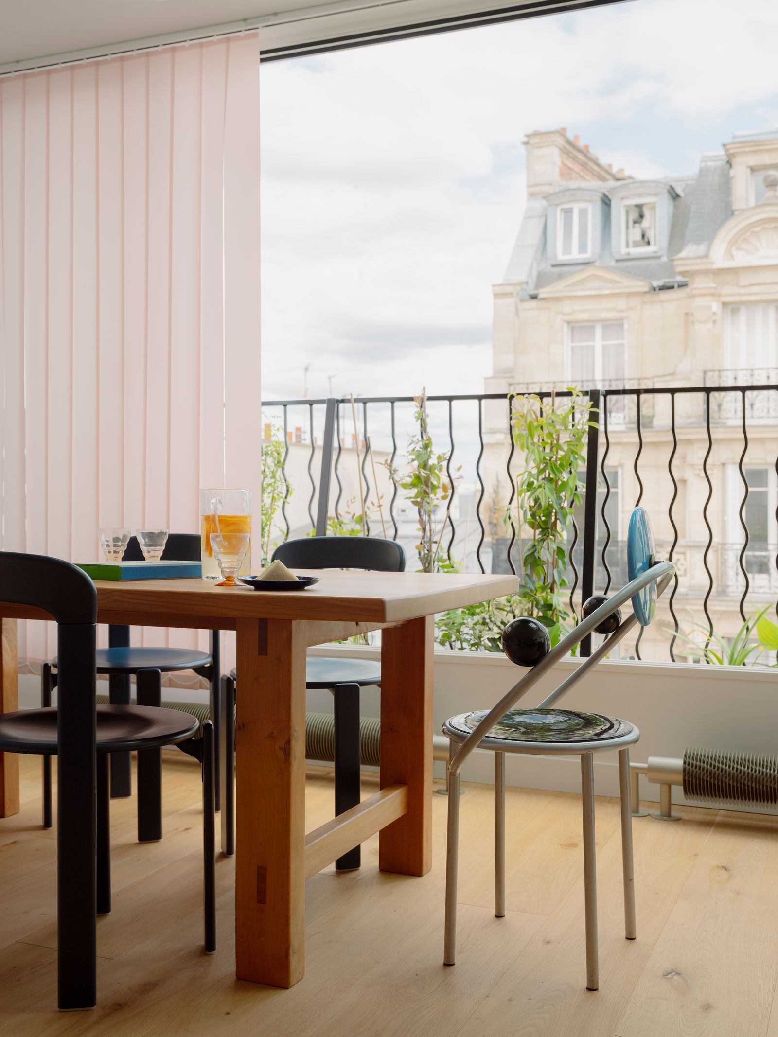 Umgestaltung Blick auf die Stadt vom Essbereich aus