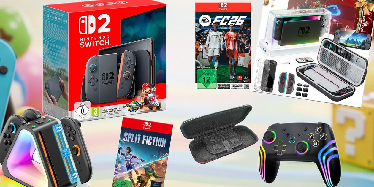 Nur kurz: Amazon & MediaMarkt boxen Switch 2 bis 57 % günstiger raus: Nintendo-Konsole, Spiele uvm.