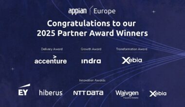 Appian gibt Gewinner der Partner Awards 2025 auf der Appian Europe bekannt