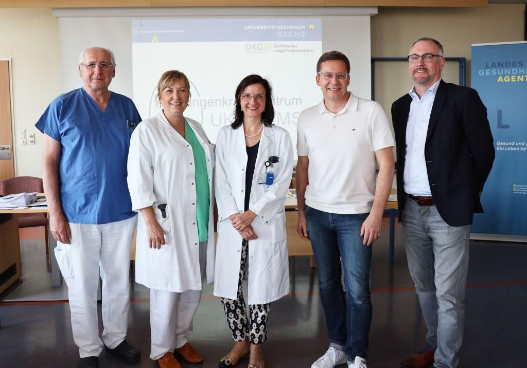 Guten Tag Österreich - Qualität, die Leben rettet – erfolgreiches Wiederholaudit des Lungenkrebszentrums im UK Krems