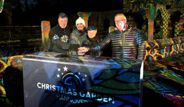 Feierliche Eröffnung der 5. Saison des Christmas Garden Hannover im Erlebnis-Zoo