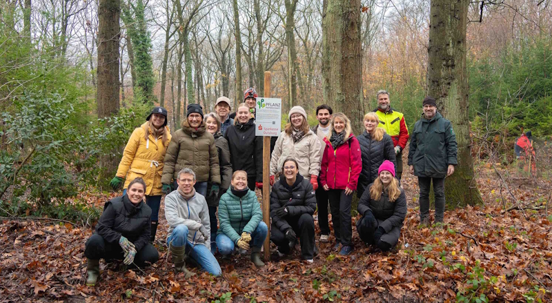 Erfolgreiche 4. Baumpflanzaktion der Sparkasse: 500 neue Bäume für ein grüneres Duisburg