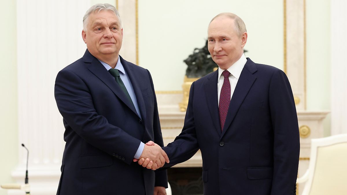 Zwei Themen auf der Agenda: Orban trifft Putin noch heute in Moskau