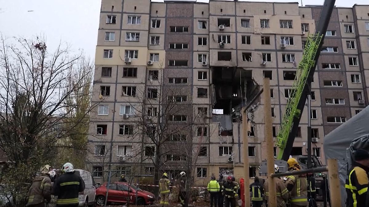 Erneute Angriffe in der Nacht: Russland attackiert Ukraine mit mehr als 450 Drohnen