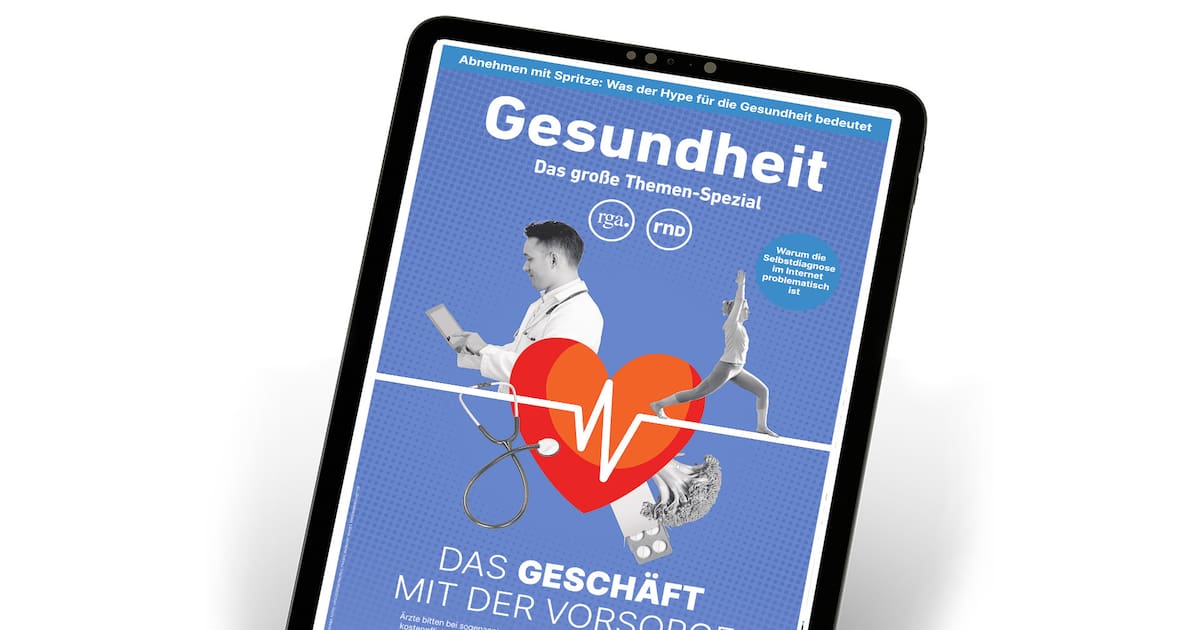 Unser Geschenk für Sie: Jetzt durchs Themenspezial „Gesundheit“ blättern