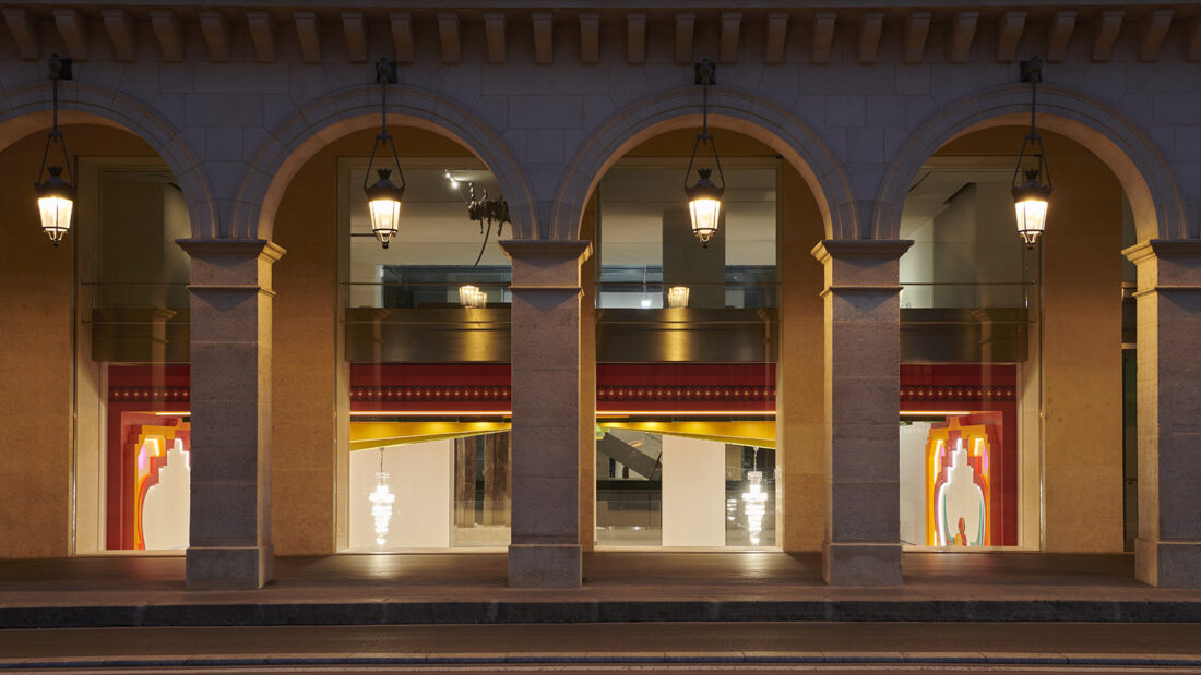 Der Blick auf die Fondation Cartier von der <em>Rue de Rivoli</em>. Foto: Marc Dompas (Pressefoto der Fondation Cartier)
