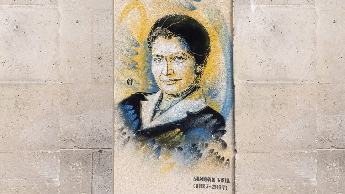 In Soisson als Street Art verewigt: Simone Veil. Foto: Hilke Maunder
