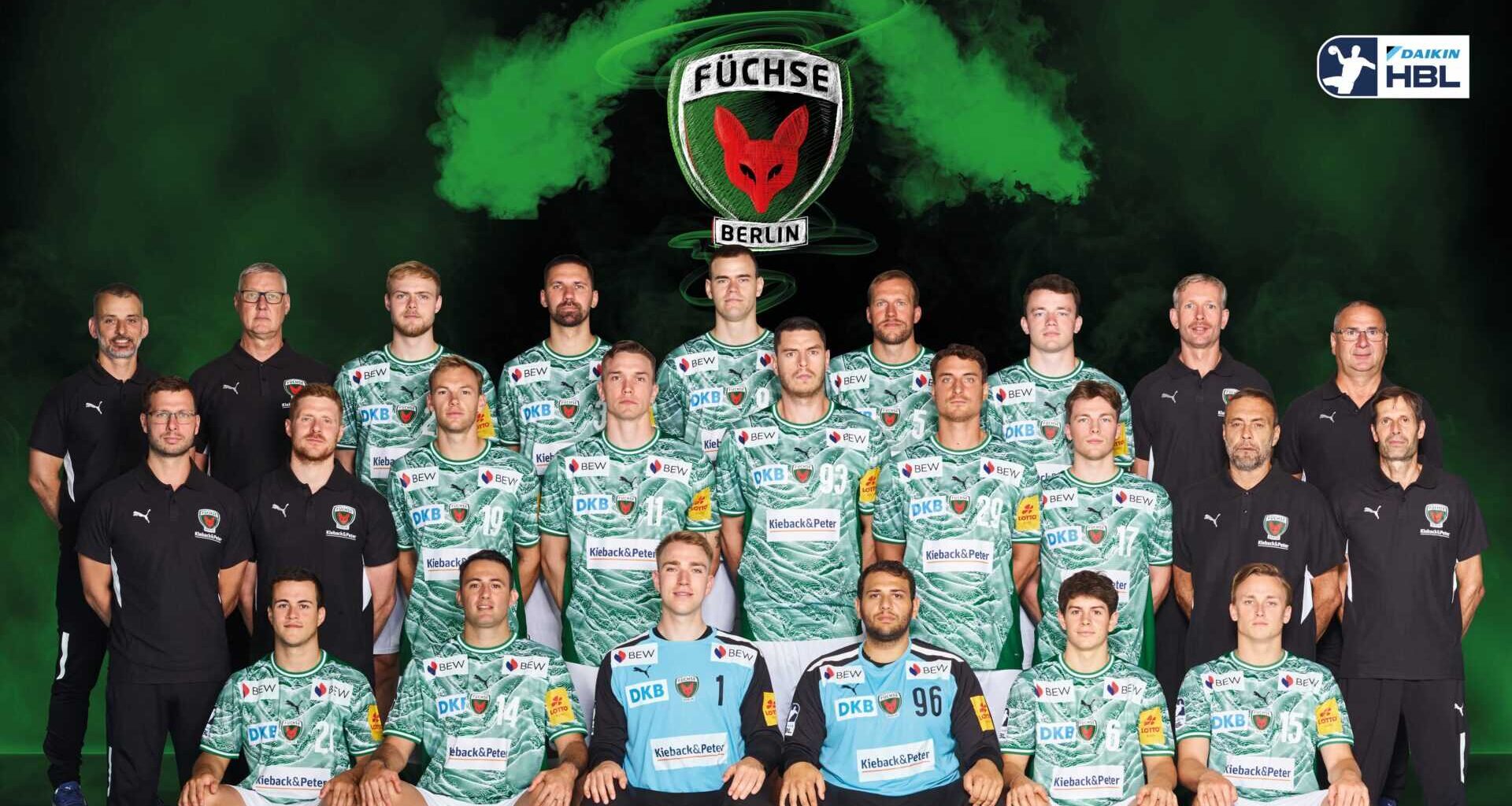 Füchse Berlin – Handball Bundesliga und EHF Champions League Saison 2025/2026 – Copyright: Füchse Berlin