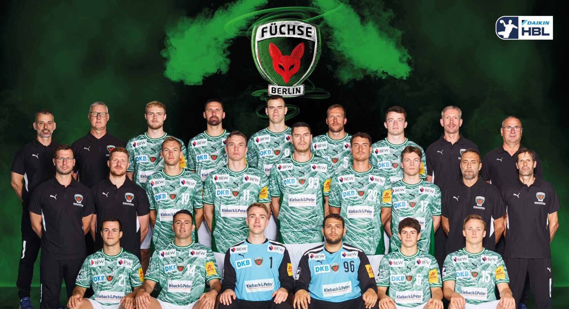 Füchse Berlin – Handball Bundesliga und EHF Champions League Saison 2025/2026 – Copyright: Füchse Berlin