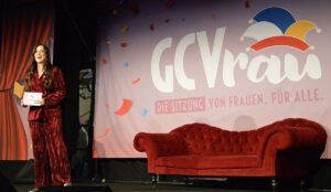 Die GCVrau, die erste Fastnachtssitzung komplett aus Frauenhand, begeisterte im Januar 2025 aus dem Stand heraus. - Foto: gik 