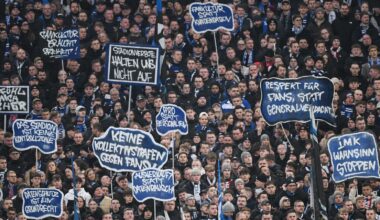 Gegen Polizeigewalt und für die Fußballkultur: Fans des VfB Stuttgart und des HSV mit gemeinsamer Demo in Hamburg