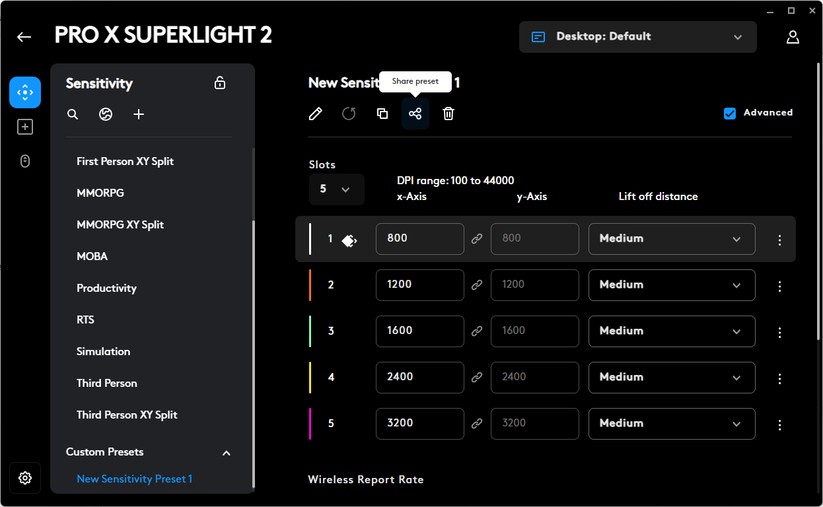 Logitech G Pro X Superlight 2 - Bilder App 