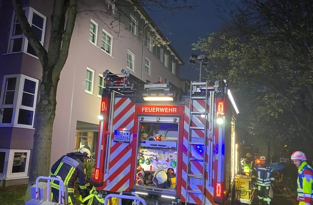 FW-BO: Küchenbrand in der Wattenscheider Straße - eine Person gerettet