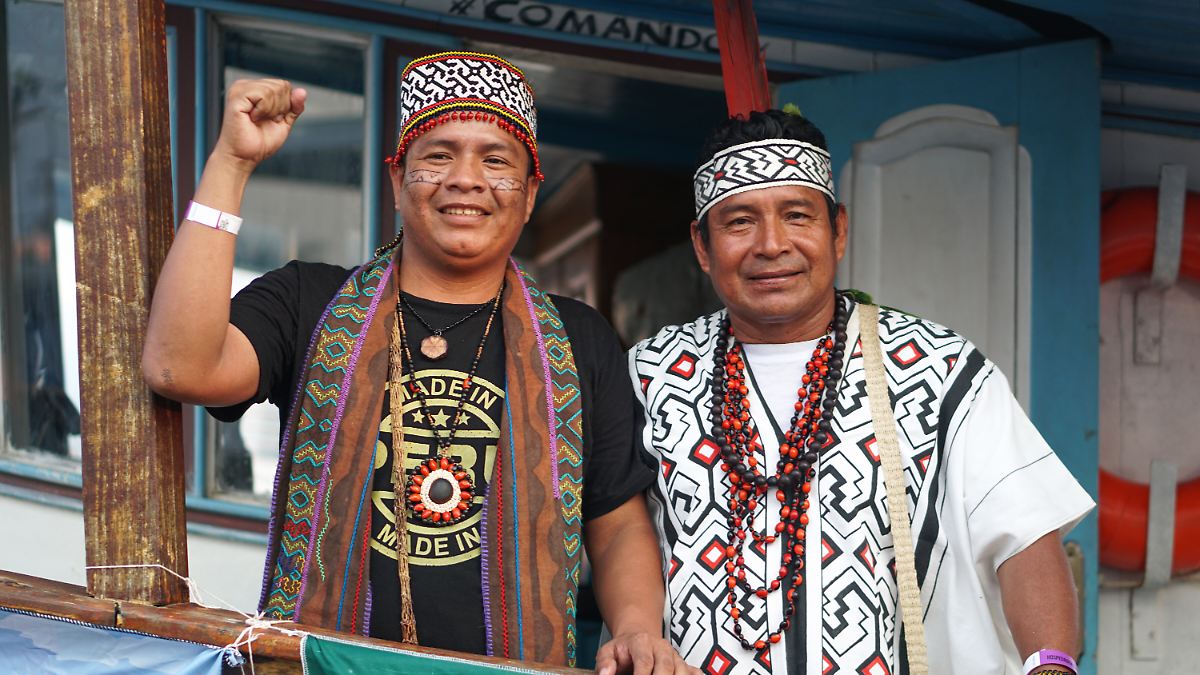 Von den Anden bis zum Amazonas: Schiff mit rund 60 Indigenen erreicht COP30