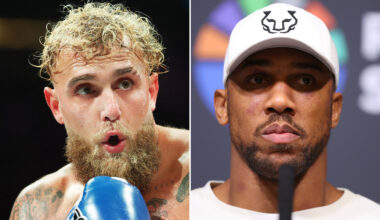 Anthony Joshua gegen Jake Paul: Der Kampf wird in Großbritannien nicht erlaubt sein
