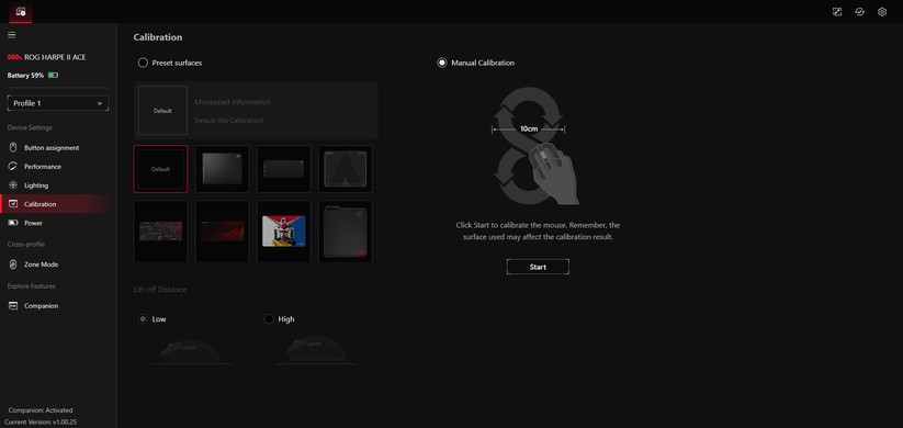 Asus Rog Harpe II Ace - Bilder App 