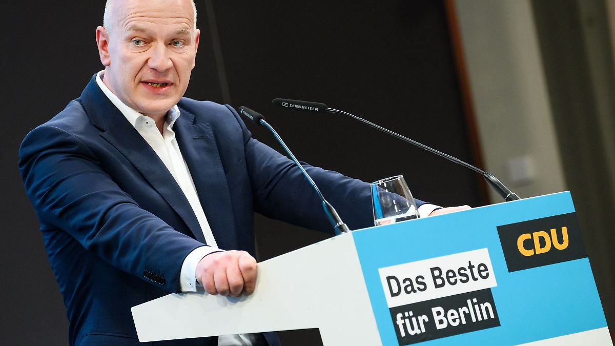 Berlin & Brandenburg: Wegner offiziell als Kandidat für Berlin-Wahl aufgestellt
