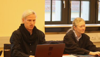 Jürgen Kasen und Verteidigerin Rita Belter.