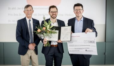 Wissenschaftspreis der Sparkasse Essen für Nuklearmediziner PD Dr. Dr. David Kersting
