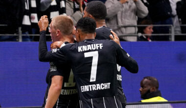Kristensen und Knauff von Eintracht Frankfurt