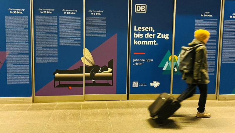 Lesen bis der Zug kommt