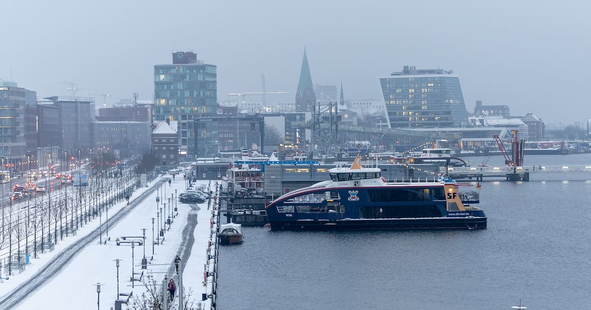 Schnee in Schleswig-Holstein sorgt für glatte Straßen und schöne Fotos