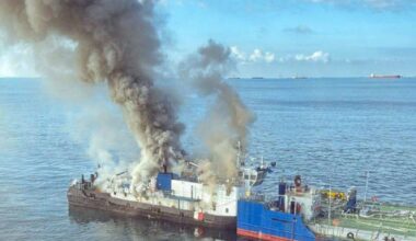 Angriff in russischem Hafen: Ukrainische Drohnen setzen Öltanker in Brand
