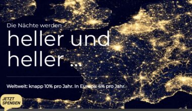 Vortrag in Mainz: "Licht aus, Sterne an – warum wir den Nachthimmel schützen müssen" - Problem Lichtverschmutzung