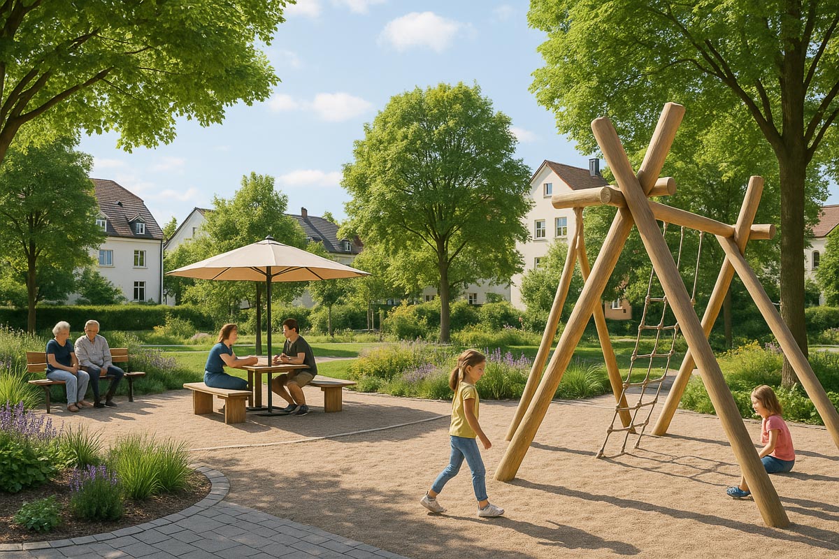 Magistrat genehmigt neuen Quartiersplatz im Komponistenviertel