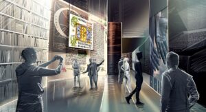 Entwürfe für das neue Ausstellungskonzept im neuen Gutenberg-Museum. - Grafik: Facts and Fiction 