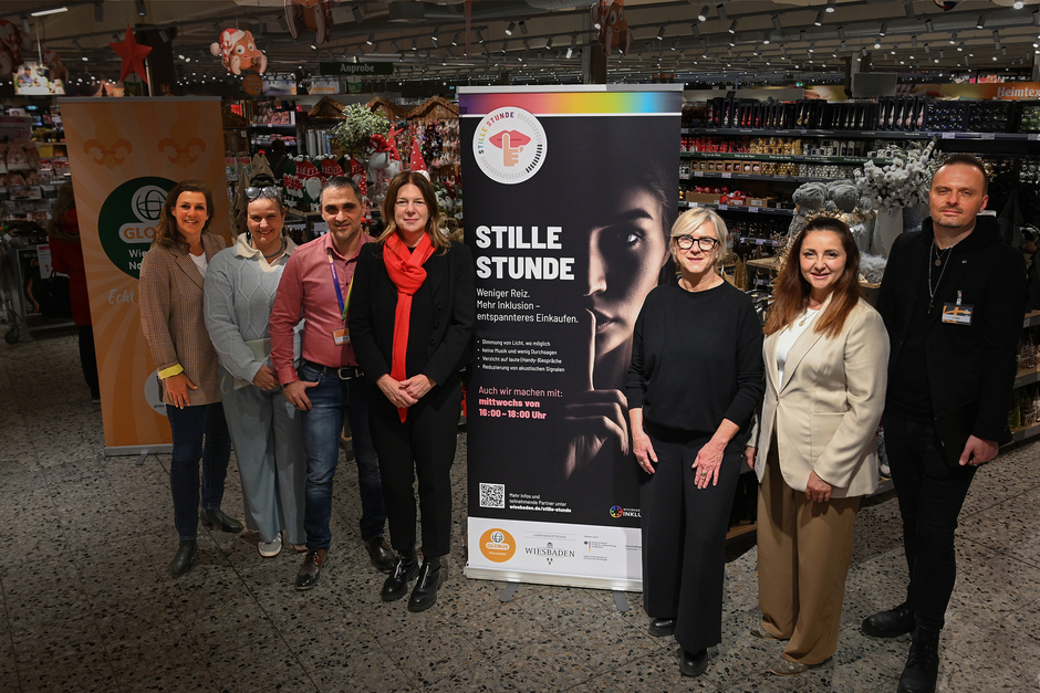 Der GLOBUS in Wiesbaden-Nordenstadt beteiligt sich an der stadtweiten „Stillen Stunde“.