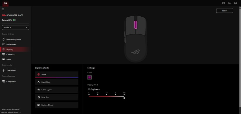 Asus Rog Harpe II Ace - Bilder App 