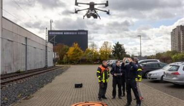 Einsatzdrohnen erleichtern Brandbekämpfung in Frankfurt