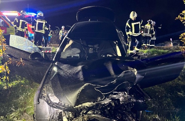 POL-AC: Alleinunfall im Nordkreis - zwei Menschen werden verletzt