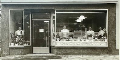 Die Filiale der Fleischerei Nolzen in der Kreuzbergstraße 40, wo heute noch die Produktion ansässig ist.