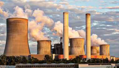 Bildbeschreibung: Ein Kohlekraftwerk.