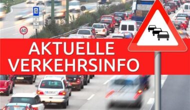 01.11.: Achtung auf der A59: Personen auf der Fahrbahn