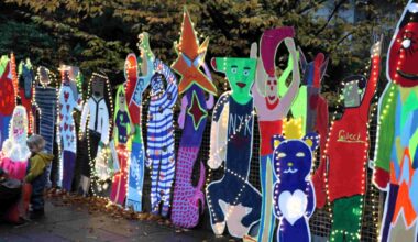 Das Lichterfest nach den Feuerspuren