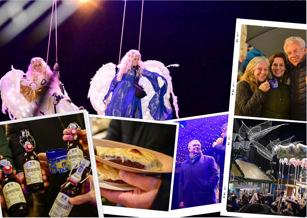 Wiesbaden im Weihnachtsmodus: Impressionen vom Sternschnuppenmarkt