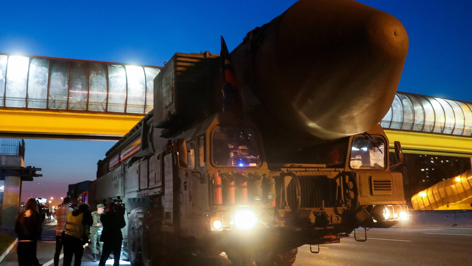 Atomrakete in Moskau (Archivbild): Will Russland auch im All Atomwaffen stationieren?