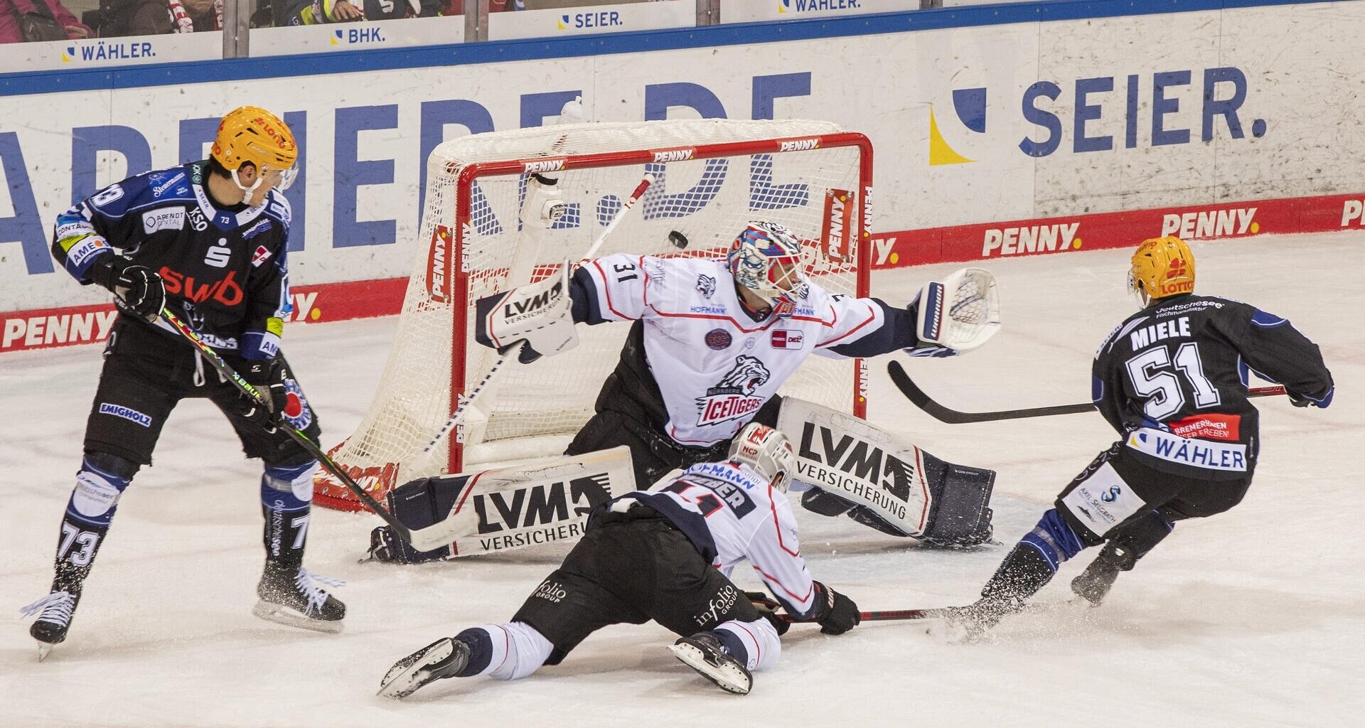 Erneut hakt das Powerplay: Pinguins verlieren gegen Nürnberg