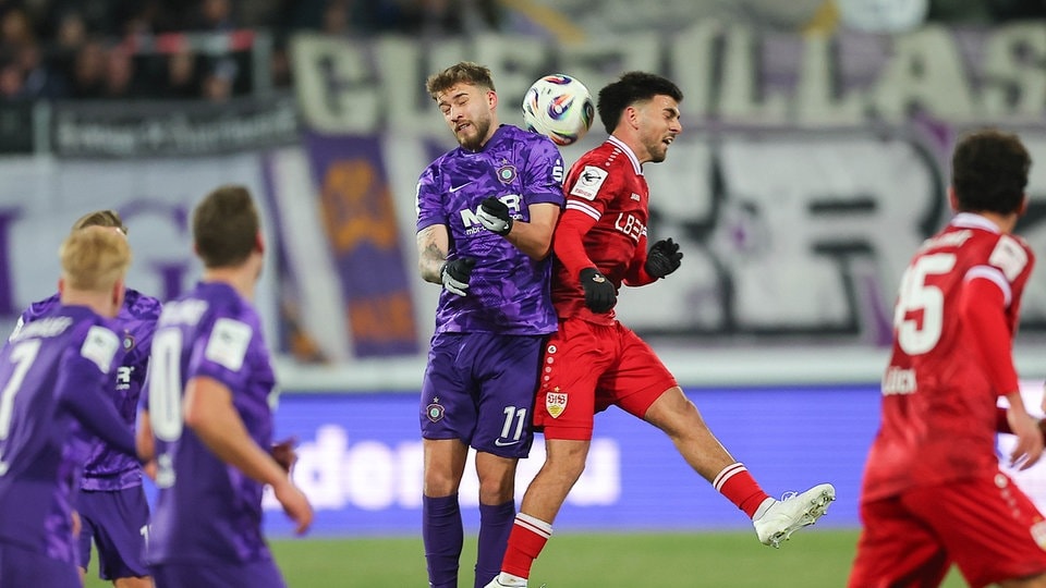 Jubilar Männel rettet gegen Stuttgart II Punkt für Aue