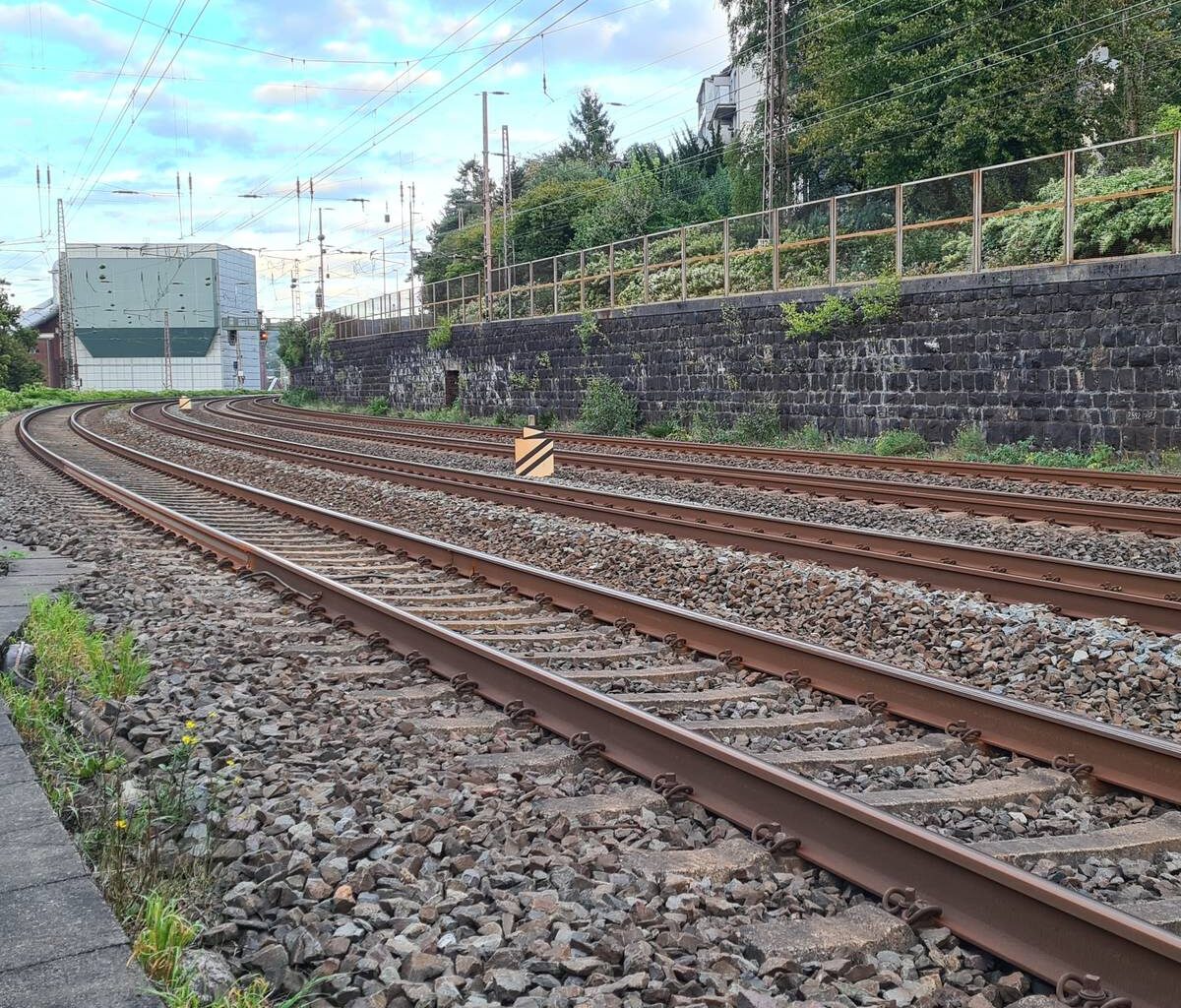 Gleisarbeiten zwischen Oberbarmen und Hagen