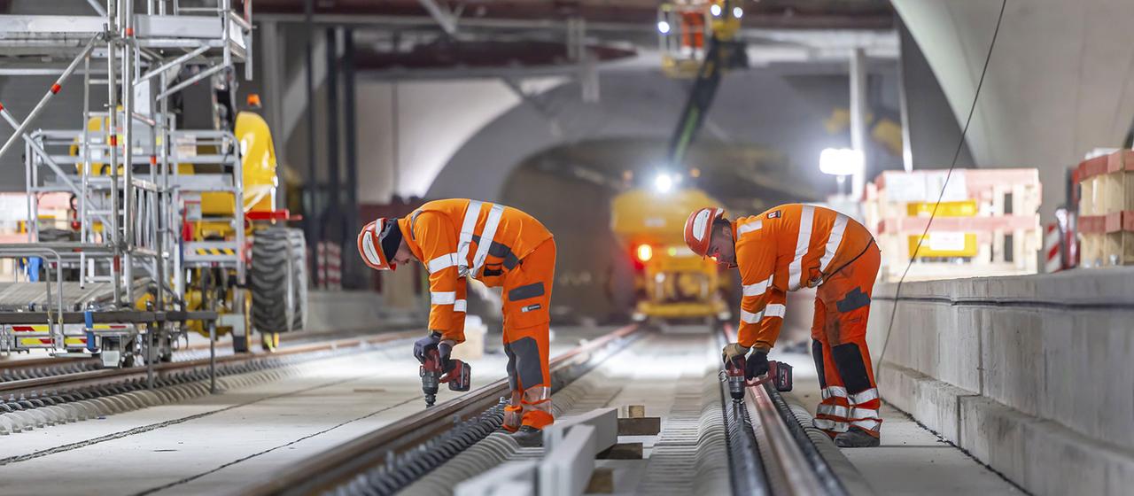 Baustelle von Stuttgart 21