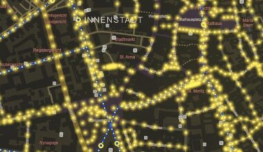 Stadt Augsburg veröffentlicht Beleuchtungsstadtplan