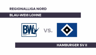 Blau-Weiß Lohne - Hamburger SV II: Hamburg hat Luft nach oben - Regionalliga Nord